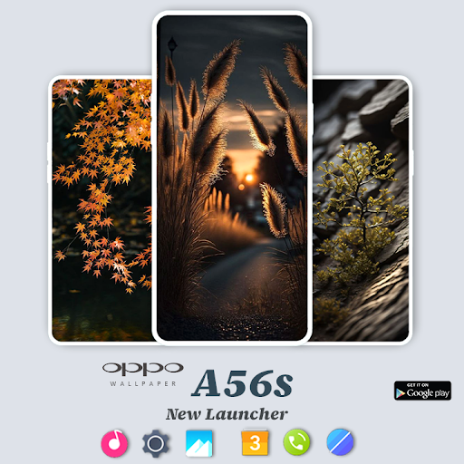 Oppo A56s Themes and Launcher Screen 3
