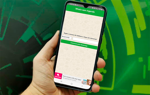 Whats sem Contato na Agenda Screen 3