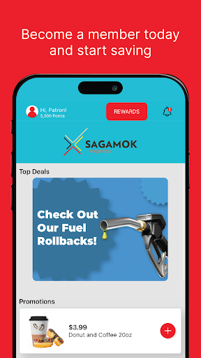Android application Sagamok Express screenshort