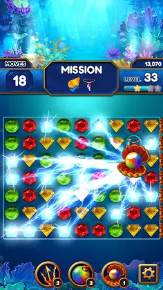 Under the Deep Sea: Match 3 - Screenshot 1