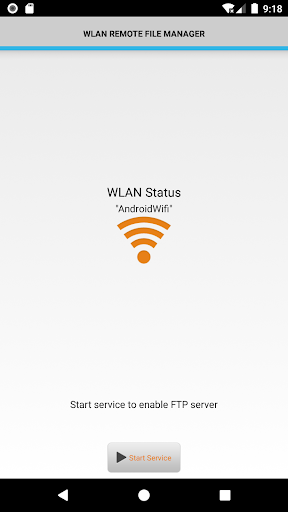 Android application WLAN Remote File Manager screenshort