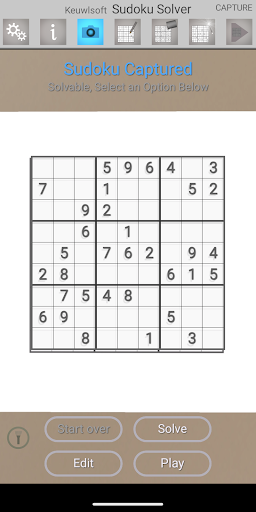 Sudoku Solver Screen 3