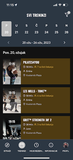 Gyms4you Screen 3