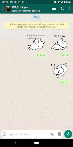 Cat Stickers For WhatsApp Screen 3