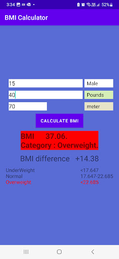 BMI Calculator Screenshot 4 - AppWisp.com