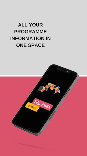 Android application Edge EMEA Events screenshort
