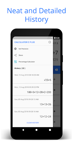 Calculator E Plus Screen 2