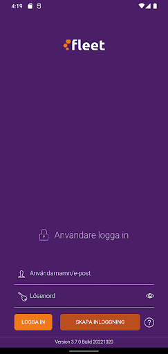 Android application Fleet screenshort