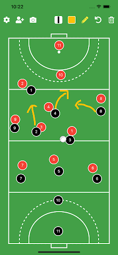 Field Hockey Tactic Board Screen 2