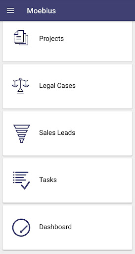 Moebius Mobile Client Screen 3