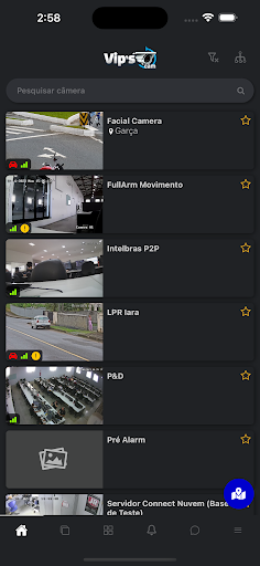 Android application Vip'sCam screenshort