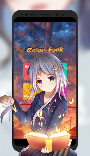 Android application Coloring Book for Anime screenshort