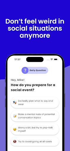 Screenshot of charisme: Social Anxiety Coach