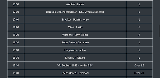 Fixed Matches Tips HT FT Corre