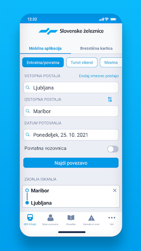 Android application Go by train screenshort
