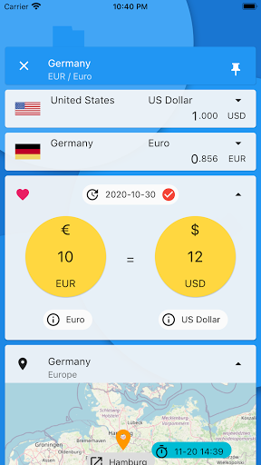 TER - Travel Exchange Rate Screen 2