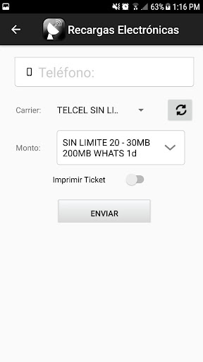 Jesner Comunicaciones - Recarg Screen 3