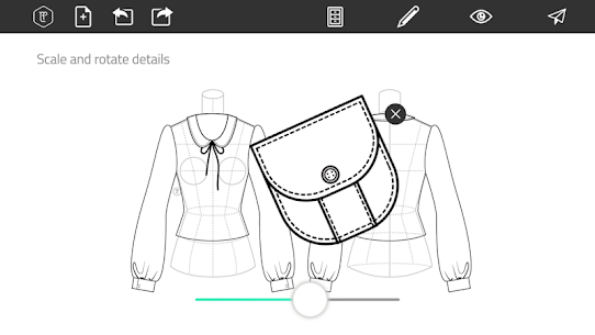 Fashion Design Flat Sketch For PC installation