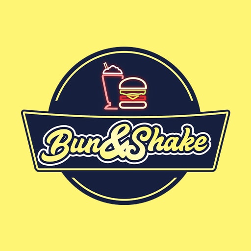 Bun and shake logo
