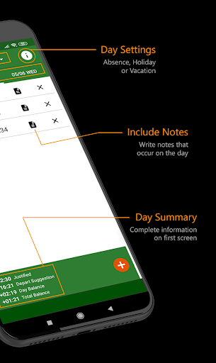 My Work Time App Screen 2