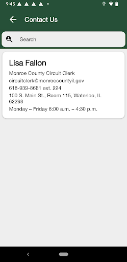 Monroe Circuit Clerk IL Screen 2
