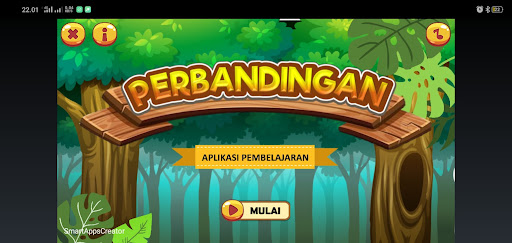 Android application Pembelajaran Perbandingan screenshort