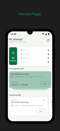 Android application EAL - Field App screenshort