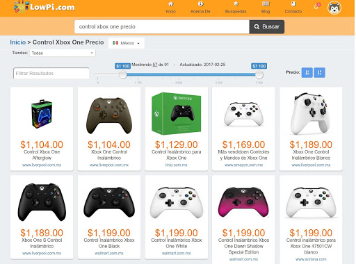 Lowpi - Price Comparison Screen 2