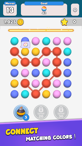 Android application Link dots: Clear Em All screenshort
