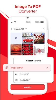PDFへの画像：PDF Converter、PDFリーダーのおすすめ画像1