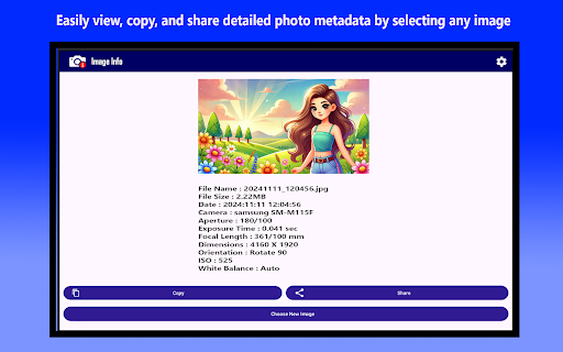 Photo Metadata Viewer App