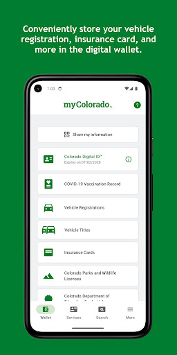 Screenshot of myColorado