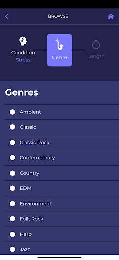 Screenshot of HealthTunes