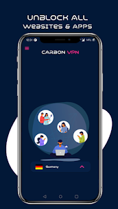 Carbon VPN Pro Premium 2023 MOD APK (Ads-Free/Lifetime) Free For Android 3