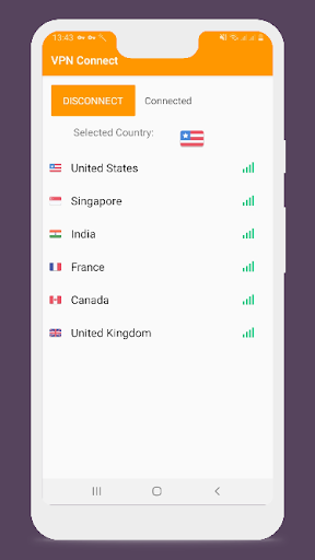 VPN Connect - protect yourself Screen 3