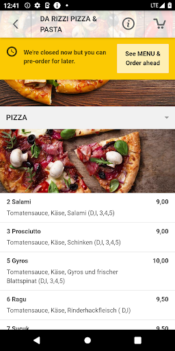 Da Rizzi Pizza Screen 3