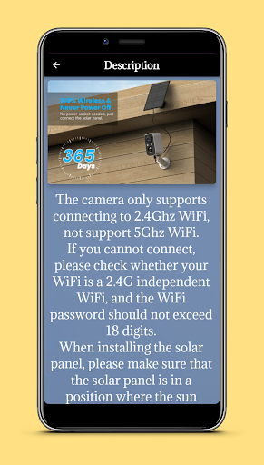 solar powered camera guide Screen 3