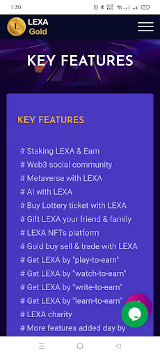 LEXA GOLD Screen 3