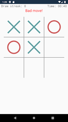 TicTacToe - Unbeatable AI, 2 p Screen 3