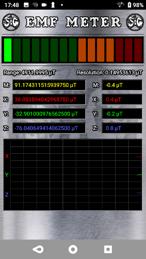 EMF Meter Screen 3