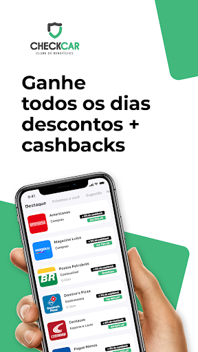 Android application Check Car Benefícios screenshort