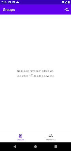 Android application GroupBills screenshort
