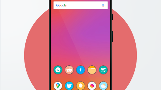 Flat Circle – Icon Pack APK Mod Android or ios 5.0 Patched Gallery 1