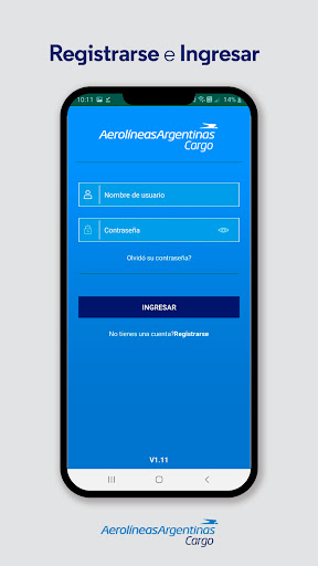 Android application Aerolíneas Puerta a Puerta screenshort