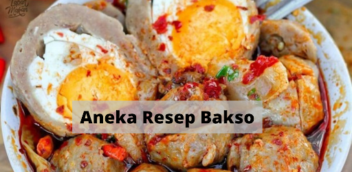 Android application Aneka Resep Bakso screenshort