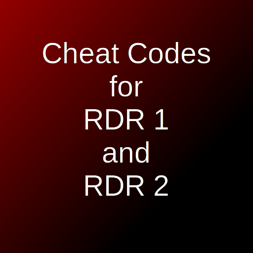 Cheats List for RDR1 and RDR2 logo