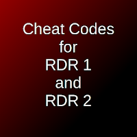 Cheats List for RDR1 and RDR2