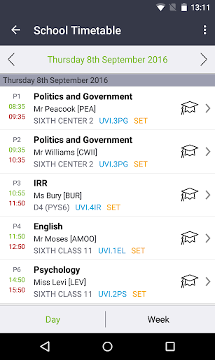 iStudent App Screen 2