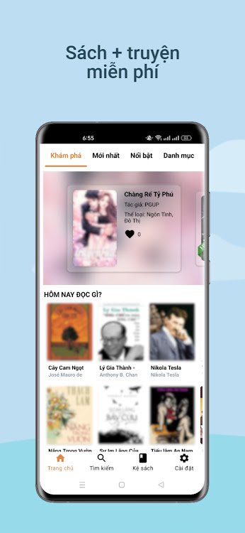 Tủ Sách Văn Học: Sách & Truyện - 3.0.92 - (Android)