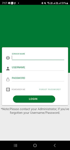 Android application ServiceApp screenshort